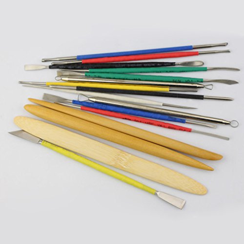 26pcs Ton Bildhauerei Gesetzt Wachs Carving Keramik Werkzeuge Shaper Polymer-Modellierung - 8