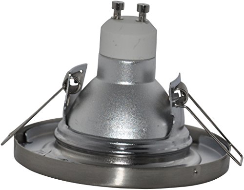 Einbaustrahler Aqua IP65 | 230Volt GU10 5Watt LED Leuchtmittel warmweiss – 430Lumen | Bad – Sauna – Vordach – Keller – Nass- Feuchtraum - 4