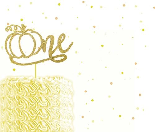 ONE Pumpkin Birthday Cake Topper
