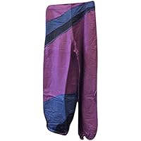 Mogul Interior Boho Trouser Hippie Casual Stripe Cotton Yogini Hip -Hop Harem Pants
