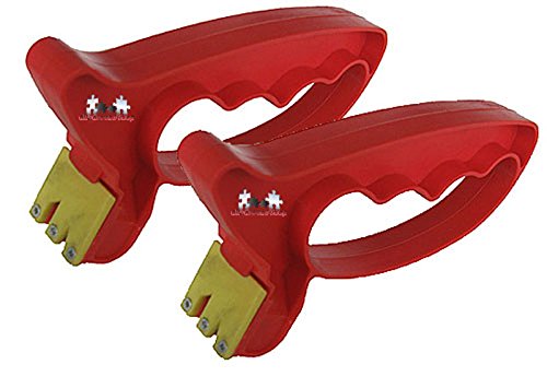 2 Stück all-around24® „Fixschliff“ Messerschleifer, Scherenschleifer, Messerschärfer, Scherenschärfer (2) - 2