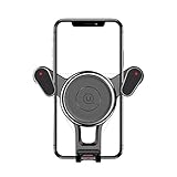 With flexible sliding for your smartphone. No magnets that can interfere with the smartphone signal. Compatible for most car air devices. In addition the support rotates in any type of angle that is needed, with rotation of 360 degrees.