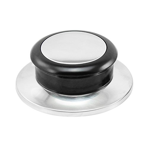 COM-FOUR® 4x Ersatz-Topfdeckelgriffe, Ersatzgriffe für Topf- und Pfannendeckel, Gewinde im Griff 0,6cm (4 Stück) - 2
