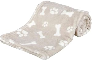 Trixie Kenny Couverture pour Chien en Peluche, 75 × 50 cm, Beige - 37162