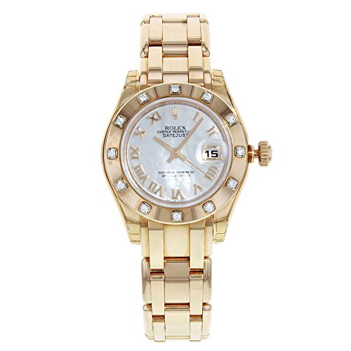 Rolex Datejust Masterpiece Pearlmaster Rose Gold Mop Diamant Damenuhr Uhrstory