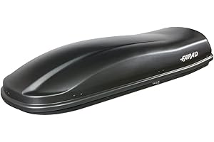 Farad Marlin Dachbox 530L schwarz - Doppelter Seitenöffner, TÜV-GS Zulassung, 5 Jahre Garantie - 3-Punkt-Zentralverriegelung mit Sicherheitsschlüssel