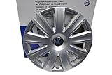 radkappen 16 zoll vw tiguan 4 Stück Original Volkswagen VW Ersatzteile VW Radkappen (Tiguan Sharan) Original Radzierblende, silber