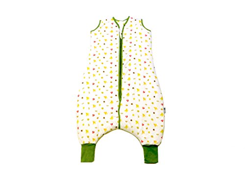 Schlummersack Baby Sommerschlafsack mit Füßen 1.0 Tog – Waldtiere – erhältlich in 5 verschiedenen Größen - 2