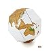 Produktbild 3D World Scratch Globe Map by Luckies of London