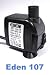 Produktbild Eden 107 Wasserpumpe mit 10m Kabel (5 W, 400 l/h, 0,75 m Förderhöhe), hochwertige Qualitätspumpe, kleine Pumpe für Ihren Garten- und Zimmerbrunnen 107 400 l/h - 10m Kabel