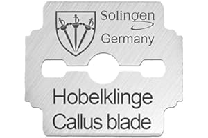 TRES ESPADAS 3 Swords Germany - 100 hojas de recambio para cortacallos, podología - Made in Solingen Germany (7490)