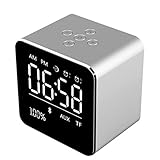 [Funcionamiento simple]: Fácil de controlar la reproducción / pausa, ajustar el volumen, canción anterior / siguiente, cambiar los modos entre el modo de radio FM y el modo Bluetooth.