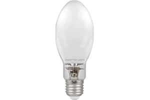 Crompton Lamps HID Elliptical 70W ES-E27 Son 4100K Cool White Diffused 6300lm ES Screw E27 Metal Halide Light Bulb