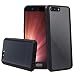 Produktbild OnePlus 5 Hülle, Orzly Fusion [Anti-Shock] Bumper Case für das OnePlus 5 (2017 Modell) - Feste Schutzhülle mit stoßverhinderndem Gummirahmen in SCHWARZ und 100% Transparente Rückseite