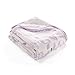 Produktbild 100% Musselin Baumwolle Decke Doppelte Schichten Baby Jungen und Mädchen Swaddle & Receiving blanket-unisex Große 120x150 cm, Dick Warme Babydecke Pucktuch Packungen für Neugeborene, Violette Blume
