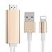 Produktbild Brand New Apple iPhone 6 HDMI HDTV AV Adapter Cable For Apple iPhone 6 (Gold) by TB1Products
