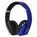 Price comparison product image Over Ear Bluetooth Wireless Headphones - August EP650 with Android/iOS App for Custom Sound Control - Enjoy Bass Rich Sound and Optimum Comfort - Bluetooth v4.2, NFC and aptX LL Low Latency - [Blue]