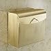 Produktbild Qzny Toilettenpapierhalter, Messing Sanitärkarton Quadrat Papierhandtuchhalter Chinese Traditional Badezimmer Aufbewahrungsbox Toilettenpapier mit Deckel