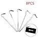 Produktbild Lorsoul 8pcs Aluminium Zelt Peg Zelt Nagel Zelt-Stange für Outdoor Picknick Camping Angeln