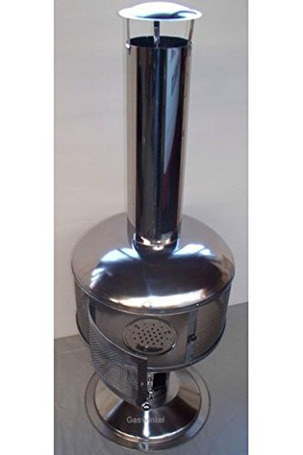 Garten-Kamin aus Edelstahl - 2