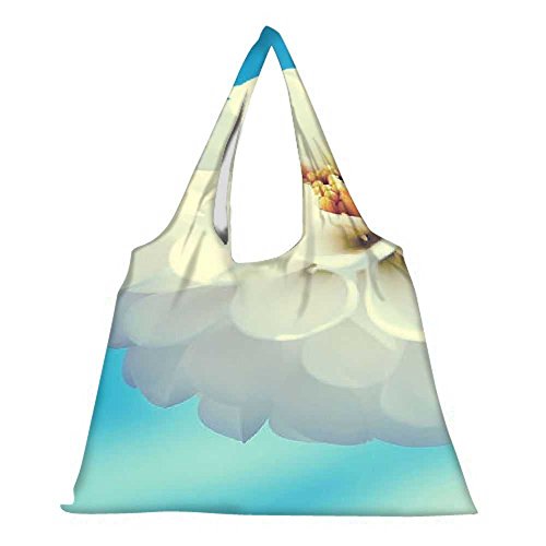 Snoogg Flower White Womens Jhola Shape Tote Bag RS.299 (63.00% Off) - Amazon