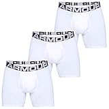 under armour 9 boxerjock 3xl Comodidad del algodón. Under Armour Charged Cotton Boxerjock Calzoncillo, Hombre, Blanco, Extra-Small