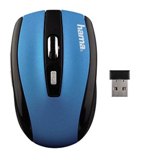 Preisvergleich Produktbild HAMA Optische Funkmaus AM-7801 schwarz / blau