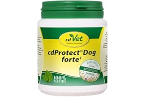 cdVet cdProtect Dog forte+ 75 g | Ergänzungsfuttermittel für Hunde - Wilde Kräuter für EIN wurmfeindliches Darmmilieu -