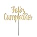 Produktbild Feliz Cumpleaños Cake Topper Spanish Happy Birthday Cake Toper Birthday Cake Topper Feliz Cumpleanos Fiesta Birthday Glitter Cardstock Topper