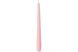 Cereria di Giorgio Risthò - Velas cónicas para candelabro, Cera, Rosa bebé