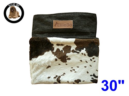 Ellie-Bo-Replacement-Cow-Hide-Dog-Bed-Cover-Medium-71-x-48-cm