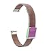 Produktbild Janly_Uhr Strap Band,Janly Ersatzarm Edelstahl Mesh Band Film für Samsung Galaxy Active für Fitbit Inspire/Inspire HR (Multicolor)