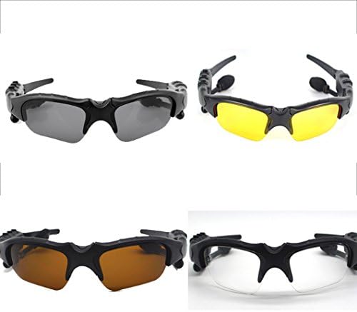 Wireless Flip-up Bluetooth Sunglasses Headset Stereo MP3 Music Player Glasses Earphone Headphone Glasses,Brown