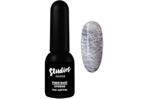 Didier Lab - Premium Fiber Base Semipermanente Unghie Strong - Smalto Semipermanente Unghie - Rinforza Gel Unghie - Base Gel Unghie - Passione Unghie - Smalti Semipermanenti Per Unghie - Base Coat