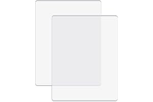 BAOFALI 2 pièces/1 paire de tampons de découpe standard pour machine de découpe ; plaques de découpe en plastique polycarbonate transparent, plaques de découpe 22,5 x 15,5 x 0,3 cm