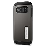 Spigen Slim Armor Gunmetal Air Cushioned Corners with Dual Layer Protective Cover Case for Samsung Galaxy S7