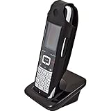  Gigaset S650H / S650 / S850H S850 / Unify Openstage S5 Ledertasche mit festem Stahlgürtelclip