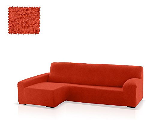 JM Textil Bielastische Husse für Sofas mit Ottomane Eneasis, Ottomane links, Größe Standard (220-280 cm), Farbe 09