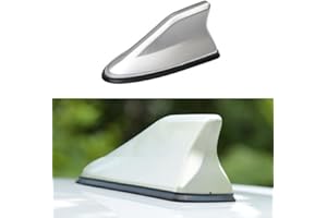 GNTHERF Antena Aleta Tiburon Coche, para Nissan X-Trail Juke Qashqai Micra Pulsar 2014-2018 Resistente al Aguay Polvo Baja Resistencia Viento Accesorios Coche Tuning,E