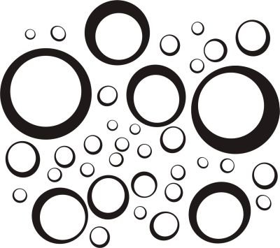 Indigos UG W182 - Vinilo decorativo para pared, 96 x 84 cm, color azul