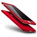 Produktbild Herbests Kompatibel mit iPhone 6S Plus 5.5 HandyHülle 360 Full Body Schutz Schutzhülle Rundumschutz Full Cover 360 Grad Rundum Vollständige Tasche Harte PC Case Stoßfest Anti-Kratzer,Rot