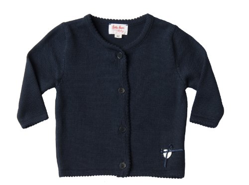 Käthe Kruse Baby Girls Crew Neck Long Sleeve Sweatshirt, Blue (Marine ), 3 Years (Manufacturer size: 98)