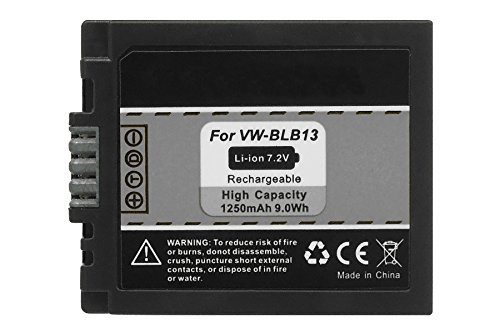 Ladegerät + Akku BLB13 für Panasonic Lumix DMC-G1, DMC-G10, DMC-GF1, DMC-GH1 - 5