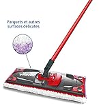 Vileda Ultramax Sensitive Spécial Parquet - Balai Nettoyage à Plat - Housse microfibre Sensitive
