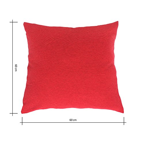 „Das Kissen Deiner Träume“ Relaxkissen für Bett, Couch-und Sofa mit softweicher Füllung und Bezug in 5 Farben zur Auswahl. Kopfkissen, Sofakissen, Dekokissen Größe 60×60 cm - 3