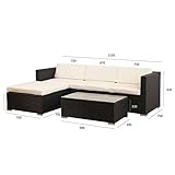 DI-GARD „MALAGA“ Rattan Gartenmöbel Sitzgruppe - 2