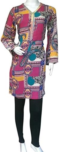 Ladies Cotton Linen Kurta (Shirt Only) Dress Pakistani Indian Asian