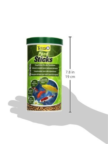 Tetra Pond Sticks (Hauptfutter für alle Gartenteichfische in Form von schwimmfähigen Sticks), 1 Liter Dose - 5