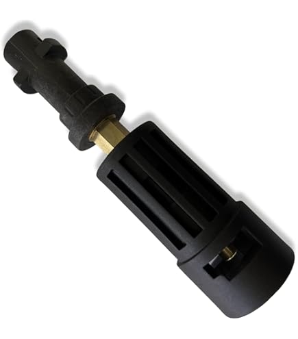 Accessoire Nettoyage Adaptateur Nettoyeur Haute Pression Universel - Compatible Kärcher K1-K7, Nilfisk, STIHL - Raccord Baïonnette 1/4 Connexion Rapide Baïonnette