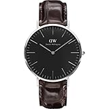 Daniel Wellington Unisex Analog Quarz Uhr mit Leder Armband DW00100134